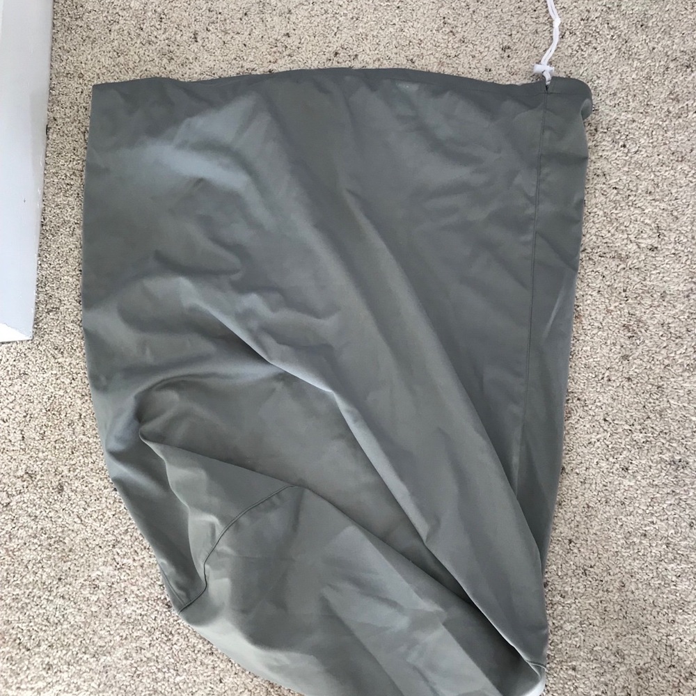 TWO Wet BagS, diaper pail - one grey and one white